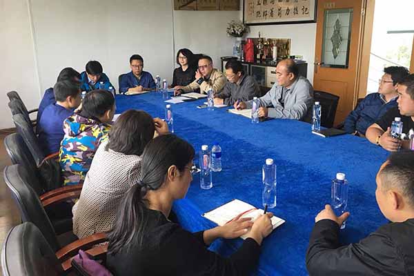 虞衛總經理匯報公司環保工作